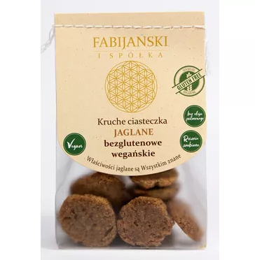 kruche ciasteczka jaglane bezglutenowe