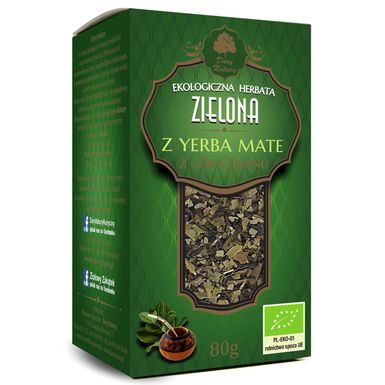 HERBATA ZIELONA Z YERBA MATE BIO 80g 