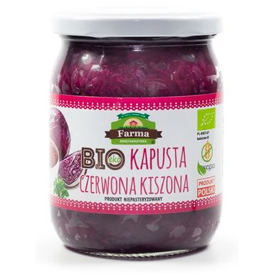 KAPUSTA CZERWONA KISZONA BEZGLUTENOWA BIO 480g (420g) 