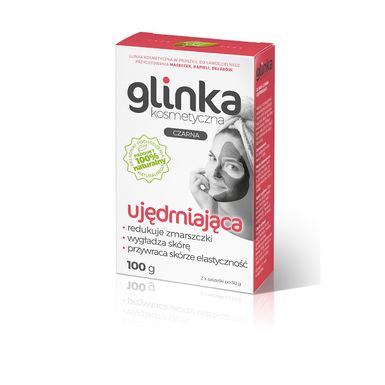 GLINKA KOSMETYCZNA CZARNA UJĘDRNIAJĄCA 100g 