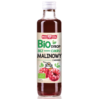 SYROP MALINOWY Z MIODEM BIO 250ml 