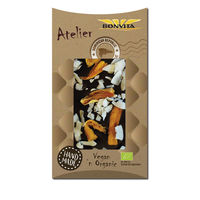 CZEKOLADA GORZKA Z SUSZONYM MANGO I PŁATKAMI KOKOSOWYMI BEZGLUTENOWA BIO 90g 14585