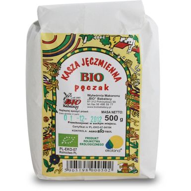 KASZA JĘCZMIENNA PĘCZAK BIO 500g 