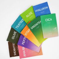 MASECZKI KOREAŃSKIE DO TWARZY W PŁACHCIE VARIETY 10 x 23g 29627