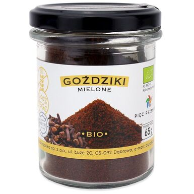 GOŹDZIKI MIELONE BEZGLUTENOWE BIO 65g 