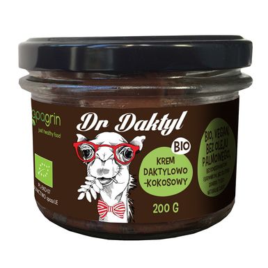 KREM DAKTYLOWO KOKOSOWY DR DAKTYL BEZGLUTENOWY BIO 200g 