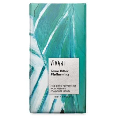 CZEKOLADA GORZKA Z NADZIENIEM MIĘTOWYM BIO 100g 