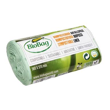 WORKI NA ODPADY BIO I ZMIESZANE 6L 30szt. (KOMPOSTOWALNE I BIODEGRADOWALNE) 