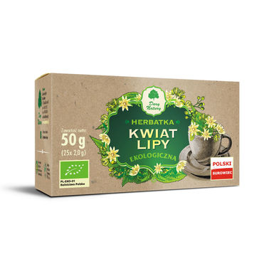 HERBATKA KWIAT LIPY BIO (25 x 2g) 50g 