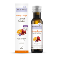 OMEGA ORANGE MIESZANKA Z OLEJEM LNIANYM (PYŁEK KWIATOWY, POMARAŃCZA) BIO 100ml 28755