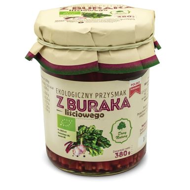 PRZYSMAK Z BURAKA LIŚCIOWEGO BIO 380g 