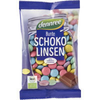 CZEKOLADOWE DRAŻETKI W CHRUPIĄCYCH KOLOROWYCH SKORUPKACH BIO 100g 13989