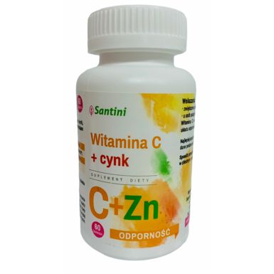 WITAMINA C + CYNK 60 TABLETEK 
