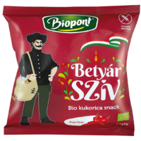CHRUPKI KUKURYDZIANE PAPRYKOWE BEZGLUTENOWE BIO 45g 21484