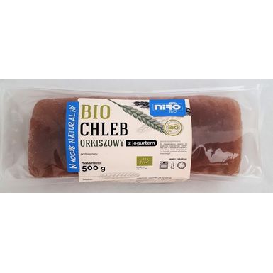 CHLEB ORKISZOWY Z JOGURTEM BIO 500g 