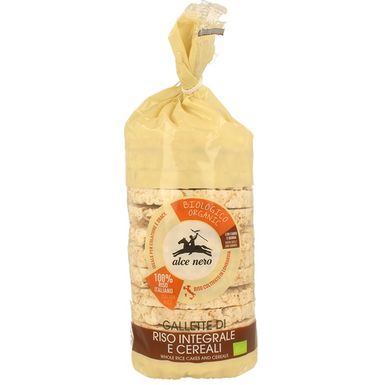 WAFLE RYŻOWE PEŁNOZIARNISTE Z 4 ZIARNAMI BIO 100g 