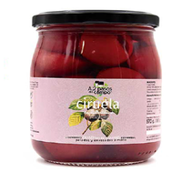 ŚLIWKI W SYROPIE RYŻOWYM BEZGLUTENOWE BIO 570g (365g) (SŁOIK) 19933