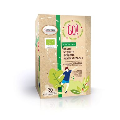 HERBATKA GO! STAWY MIĘŚNIE ŚCIĘGNA REMINALIZACJA BIO (20 x 2,5g) 50g 