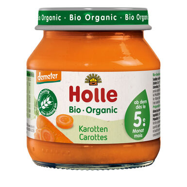 MARCHEW BEZ DODATKU CUKRÓW BEZGLUTENOWA OD 5 MIESIĄCA DEMETER BIO 125g (SŁOIK) 