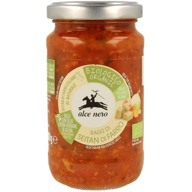 SOS POMIDOROWY Z SEITANEM I OLIWĄ Z OLIWEK EXTRA VIRGIN BIO 200g 