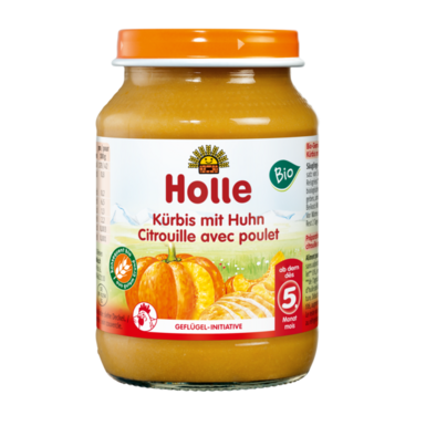 DYNIA Z KURCZAKIEM BEZ DODATKU CUKRÓW BEZGLUTENOWE OD 5 MIESIĄCA BIO 190g (SŁOIK) 