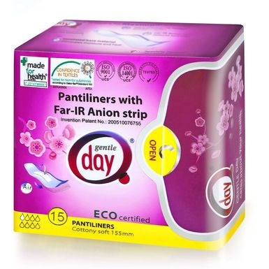 WKŁADKI HIGIENICZNE Z PASKIEM ANIONOWYM 15szt. 