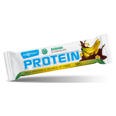BATON PROTEINOWY BANANOWY W CZEKOLADZIE MLECZNEJ BEZGLUTENOWY 50g 