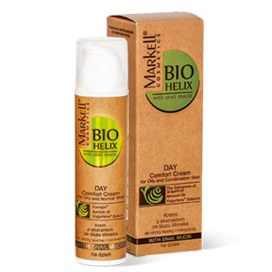 KREM NA DZIEŃ DO SKÓRY SUCHEJ I NORMALNEJ Z EKSTRAKTEM ZE ŚLUZU ŚLIMAKA 50ml 