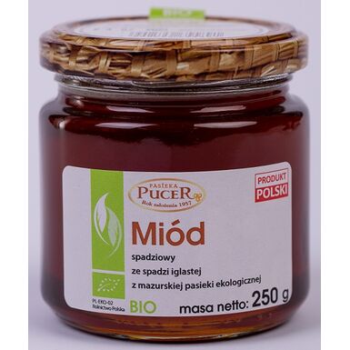 MIÓD SPADZIOWY ZE SPADZI IGLASTEJ BIO 250g 