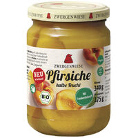 BRZOSKWINIE POŁÓWKI W LEKKIM SYROPIE BEZGLUTENOWE BIO 340g (175g) (SŁOIK) 29068