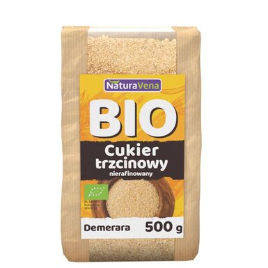CUKIER TRZCINOWY DEMERARA BIO 500g 