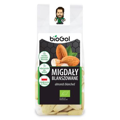MIGDAŁY BLANSZOWANE BIO 100g 