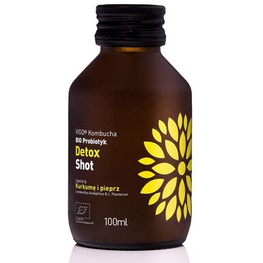 SHOT KOMBUCHA PROBIOTYK DETOX BEZGLUTENOWY BIO 100ml 
