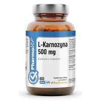 L-KARNOZYNA (500 mg) BEZGLUTENOWA 60 KAPSUŁEK 28340