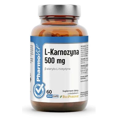 L-KARNOZYNA (500 mg) BEZGLUTENOWA 60 KAPSUŁEK 