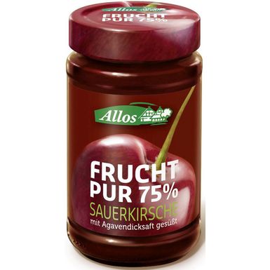 MUS WIŚNIOWY (75 % OWOCÓW) BIO 250g 