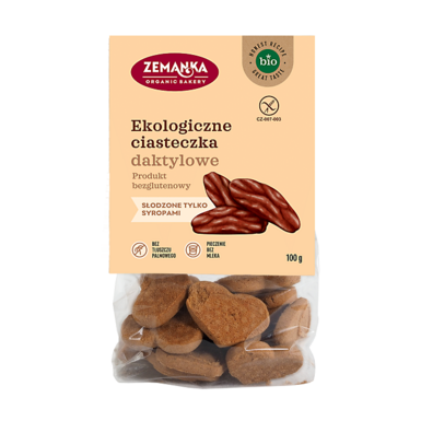 CIASTKA DAKTYLOWE BEZGLUTENOWE BIO 100g 