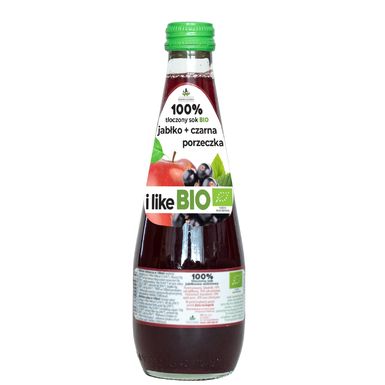 SOK JABŁKOWY Z CZARNĄ PORZECZKĄ NFC BIO 300ml 