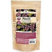 MUSLI OWSIANE CZEKOLADOWE Z CZARNĄ PORZECZKĄ BEZ DODATKU CUKRÓW BEZGLUTENOWE 500g 21913