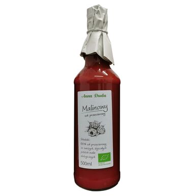 SOK PRZECIEROWY MALINOWY BIO 500ml 