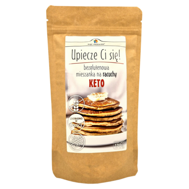 MIESZANKA DO WYPIEKU RACUCHÓW BEZGLUTENOWA KETO 170g 