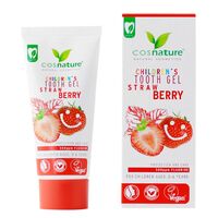 PASTA DO ZĘBÓW DLA DZIECI Z FLUOREM TRUSKAWKOWA ECO 60ml 21851