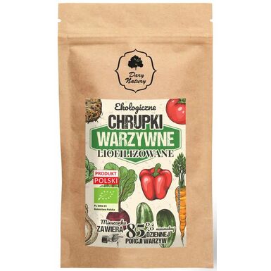 CHRUPKI WARZYWNE LIOFILIZOWANE BIO 20g 