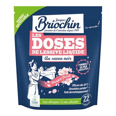 KAPSUŁKI DO PRANIA UNIWERSALNE KWIATOWE NA BAZIE SZAREGO MYDŁA (22szt.) 