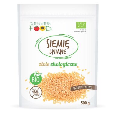 LEN ZŁOTY BEZGLUTENOWY BIO 500g 