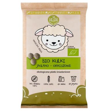 KULKI JAGLANO ORKISZOWE BEZ DODATKU CUKRÓW BIO 160g 