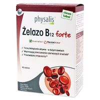 ŻELAZO + WITAMINA B12 FORTE 45 TABLETEK 27916