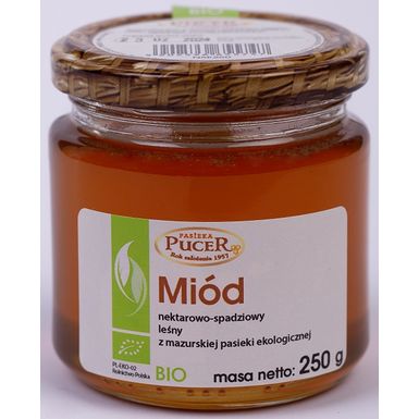 MIÓD NEKTAROWO SPADZIOWY LEŚNY BIO 250g 