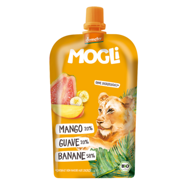 MUS BANAN GUAWA MANGO BEZ DODATKU CUKRÓW DEMETER BIO 120g 