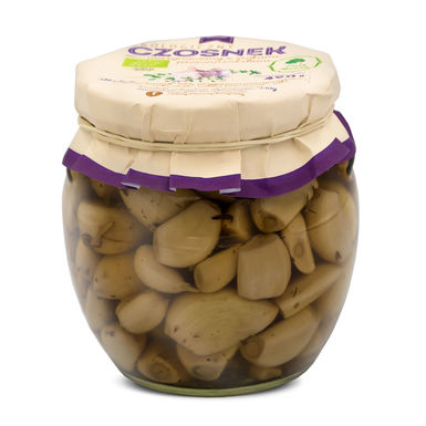 CZOSNEK MARYNOWANY Z ZIOŁAMI PROWANSALSKIMI BIO 490g 